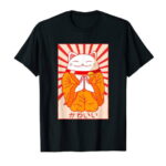 まねき 手を振る猫 アジアン 和風 おかしなアニメ カワイイ Tシャツ