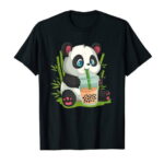 カワイイ かわいい アニメ パンダ おたく 日本製 バブルボバ茶 ギフト Tシャツ